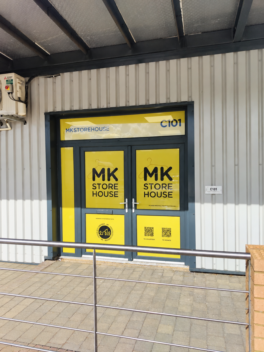 Entrance to MK Storehouse at Unit C101